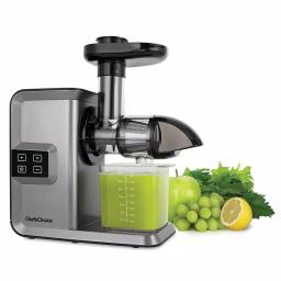 Chef'sChoice Chef's Choice Cold Press Masticating Juicer, Silver Horizontal Anti-Clog Juicer thumbnail 2