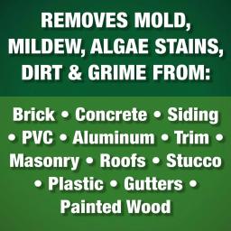 Mold Armor E-Z House Wash 1 Gal. Mold and Mildew Remover, Bleach-Based Outdoor Cleaner thumbnail 8