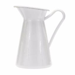 Golden Rabbit 3 Qt. White Enamelware Pitcher, Porcelain-Enameled Steel thumbnail 2