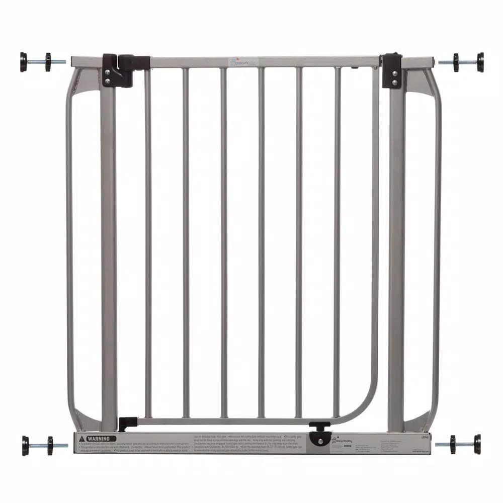 Dreambaby Dawson 29.5 in. Silver Auto-Close Security Gate with Stay-Open Feature