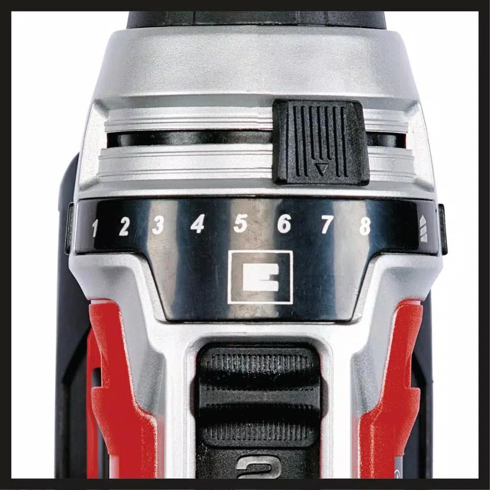 Einhell PXC 18V Cordless Drill Driver Kit with 2.0 Ah Battery, Fast Charger, and 1/2 in. Keyless Chuck