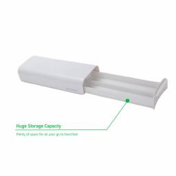 Mind Reader Single Serve Coffee Pod Holder - 12-14 Capacity Storage Drawer, White thumbnail 4