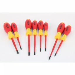 Wiha 8-Piece Insulated Slim Line Screwdriver Set, 1000V AC Rated thumbnail 1