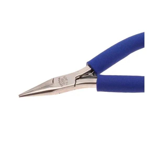 Aven 4.5 in. Chain Nose Pliers with Serrated Jaws and ESD Safe Cushion Grips