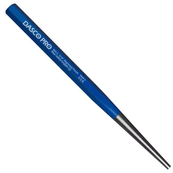 Dasco Pro Dasco 3/16 in. Steel Alignment Punch, Heat-Treated High-Carbon Steel