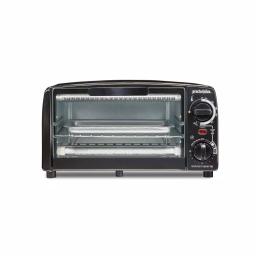 Proctor Silex 31118 4-Slice Toaster Oven Broiler, 1000W, Black thumbnail 1