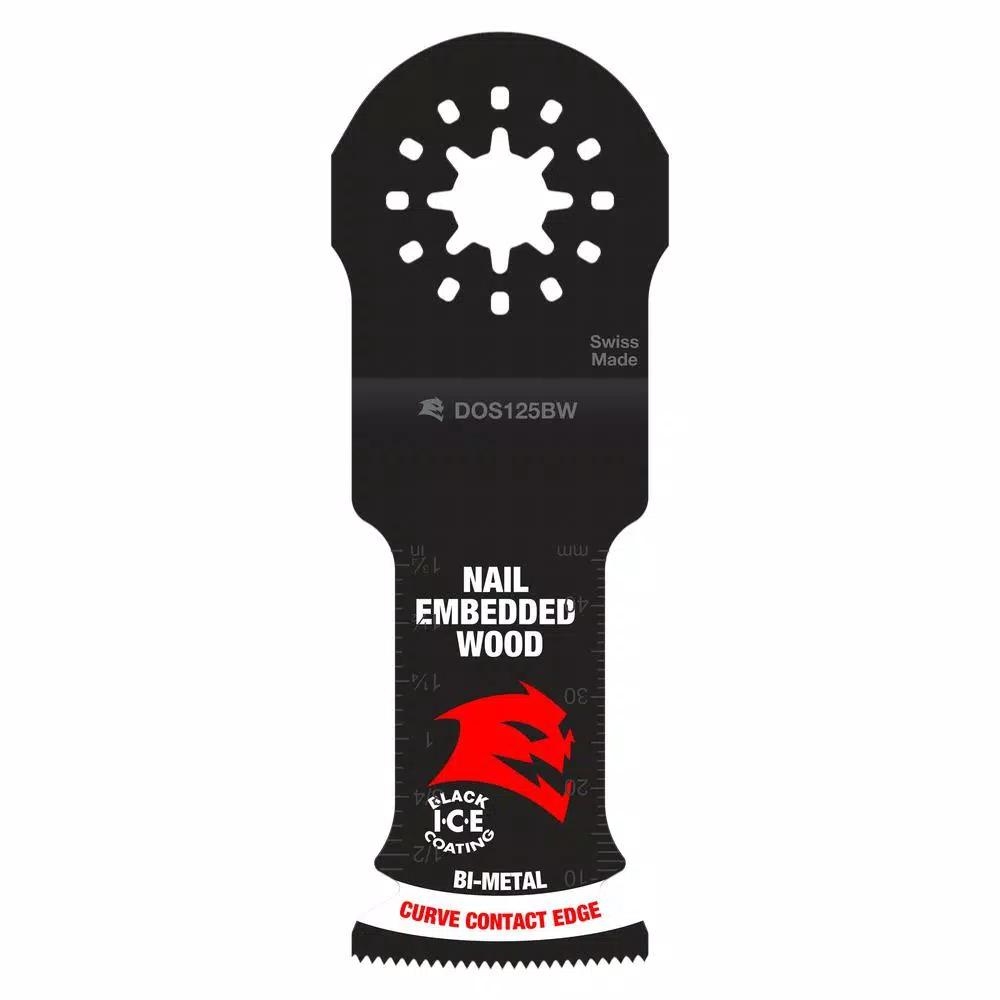 Diablo 1-1/4 in. Starlock Bi-Metal Oscillating Blades for Nail-Embedded Wood, 3-Pack