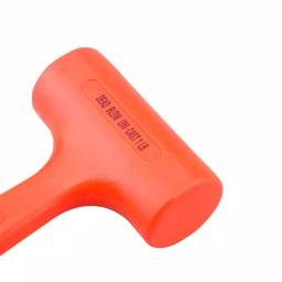 Steel Core 3-Piece Dead Blow Hammer Set, 1 lb, 2 lb, 3 lb, Neon Orange thumbnail 2