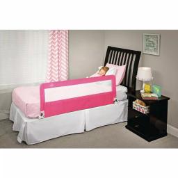 Regalo HideAway Extra Long Bed Rail, Pink, 54 inch Steel Safety Rail for Full/Queen Mattresses thumbnail 1