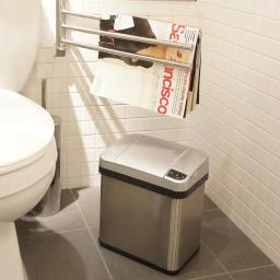 iTouchless Automatic Sensor Trash Can Combo Set, 13 Gal. & 2.5 Gal. Stainless Steel thumbnail 5