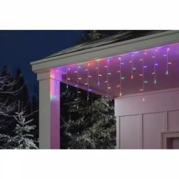 Home Accents Holiday 300 Multi-Color LED Smooth Mini Icicle Lights, Constant On, 2-Pack thumbnail 2