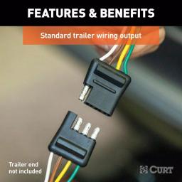 CURT Powered 3-to-2-Wire Taillight Converter, 4-Way Flat Connection thumbnail 2