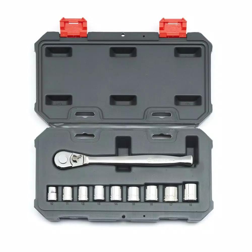 Crescent 10-Piece 3/8 in. Drive Metric Ratchet and Socket Set
