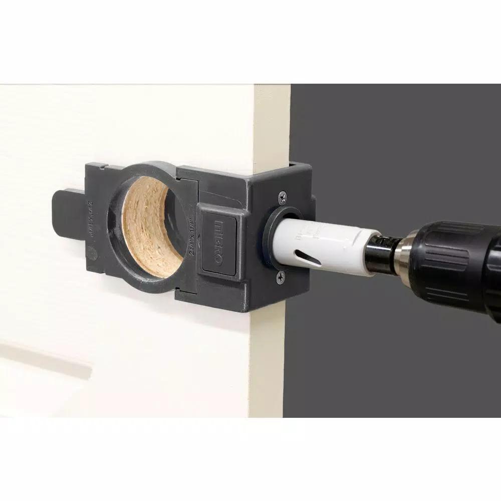 MIBRO Bi-Metal Door Lock and Deadbolt Installation Kit for Wood and Metal Doors