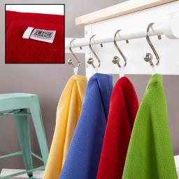 Lavish Home 8-Piece Multi-Color Cotton Kitchen Towel Set with Diamond Weave Pattern thumbnail 4