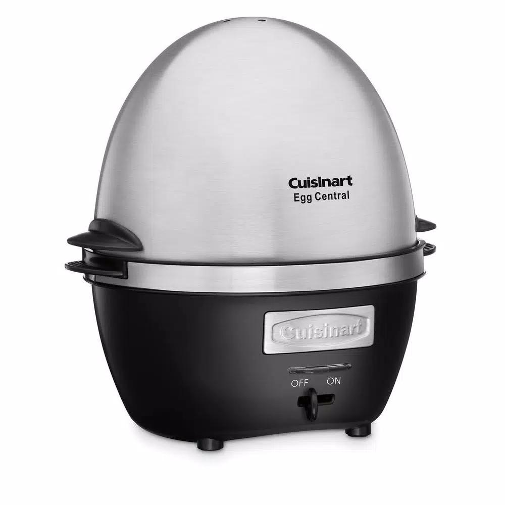 Cuisinart Egg Central 10-Egg Stainless Steel Egg Cooker with Poaching and Omelet Trays