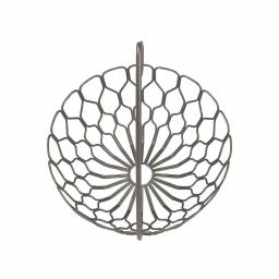Spectrum Honeycomb Gray Fruit Basket with Banana Hanger Tree thumbnail 5