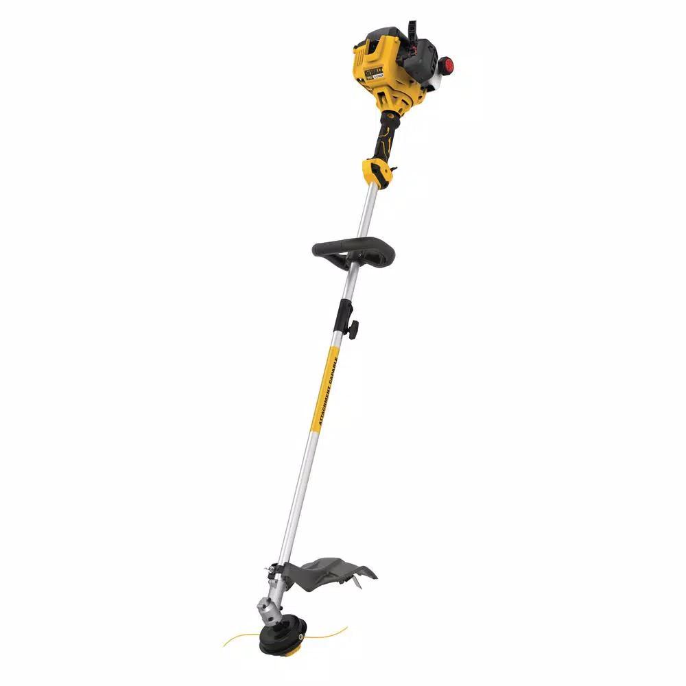 DEWALT 27cc 2-Cycle Gas Straight Shaft String Trimmer, Attachment Capable