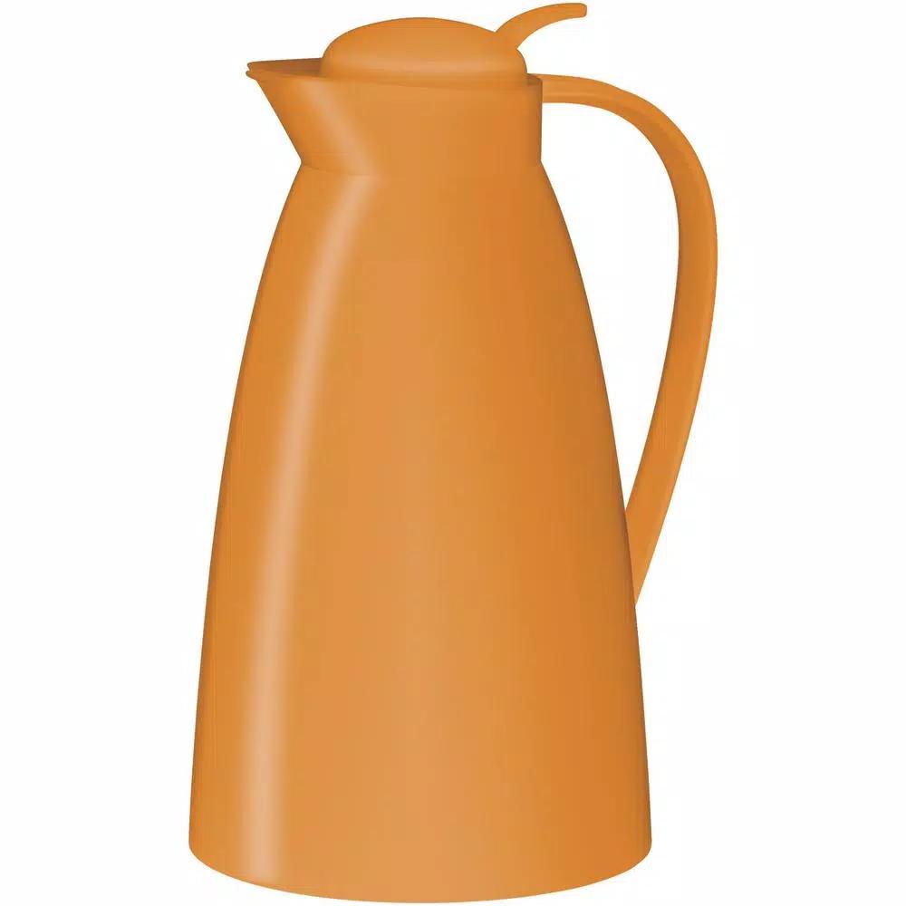 alfi 1.05 Qt. Frosted Plastic Vacuum-Insulated Carafe, Orange