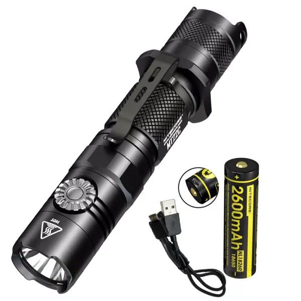 NITECORE MT22C Multitask Series Tactical LED Flashlight, 1000 Lumens, USB Rechargeable