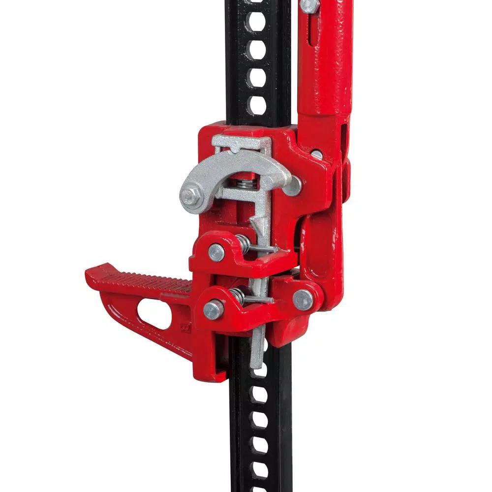 Big Red 6000 lb. 60 in. Farm Jack - Heavy Duty Steel Lifting, Pulling, Clamping & Spreading Tool