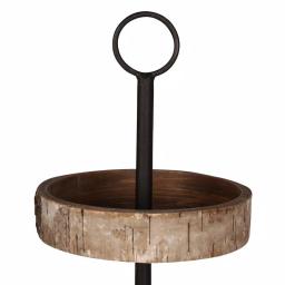 DesignOvation Rustic White Birch 3-Tiered Decorative Wood Tray - Farmhouse Style Organizer thumbnail 2