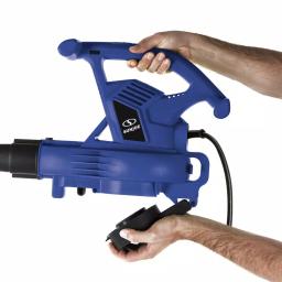Sun Joe 3-in-1 Electric Handheld Leaf Blower, Vacuum, and Mulcher, 240 MPH, 13 Amp, Blue thumbnail 4