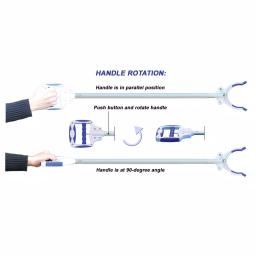 Grabber Buddy 36 in. Reacher Pick Up Tool with Ergonomic Handle and Rubber Tips thumbnail 2