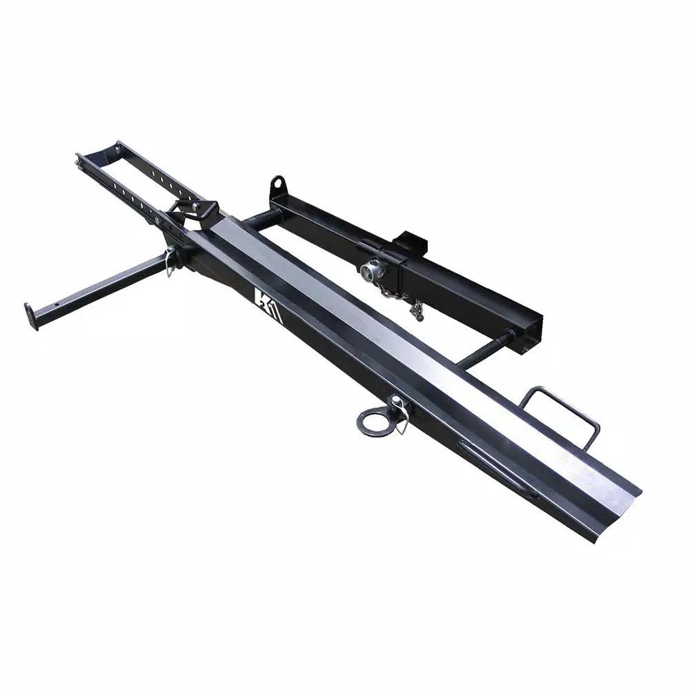 Detail K2 400 lb. Capacity Hitch Mounted Motorcycle Carrier with Adjustable Front Wheel Channel