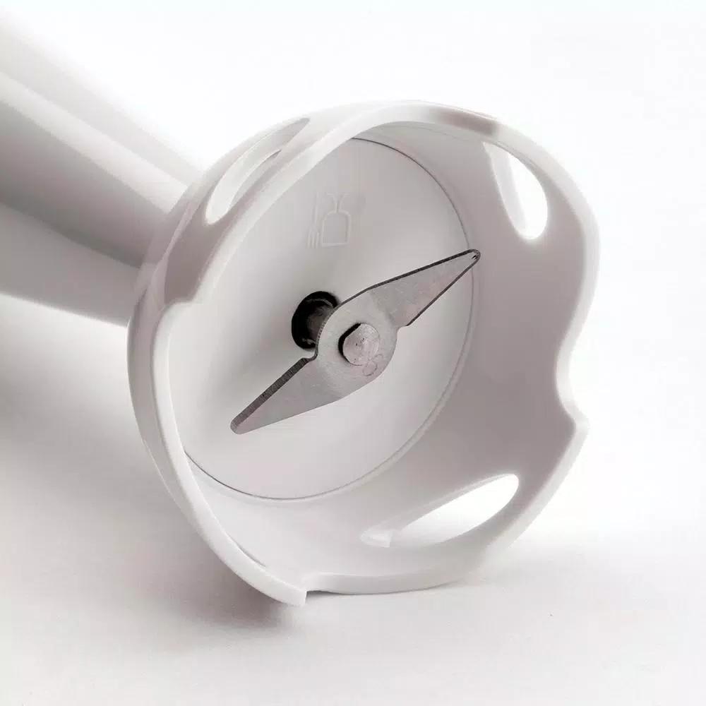 Betty Crocker 2-Speed White Immersion Blender with 600 ml Beaker and Stainless Steel Blade