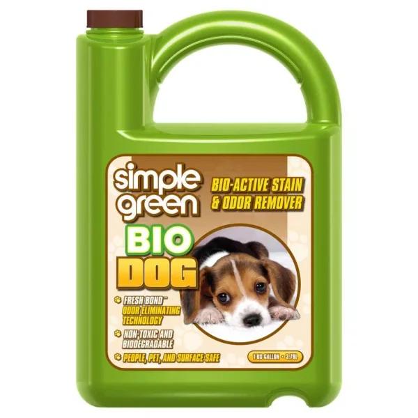 Simple Green Bio Dog Pet Stain and Odor Remover, 1 Gallon (4-Case Pack)
