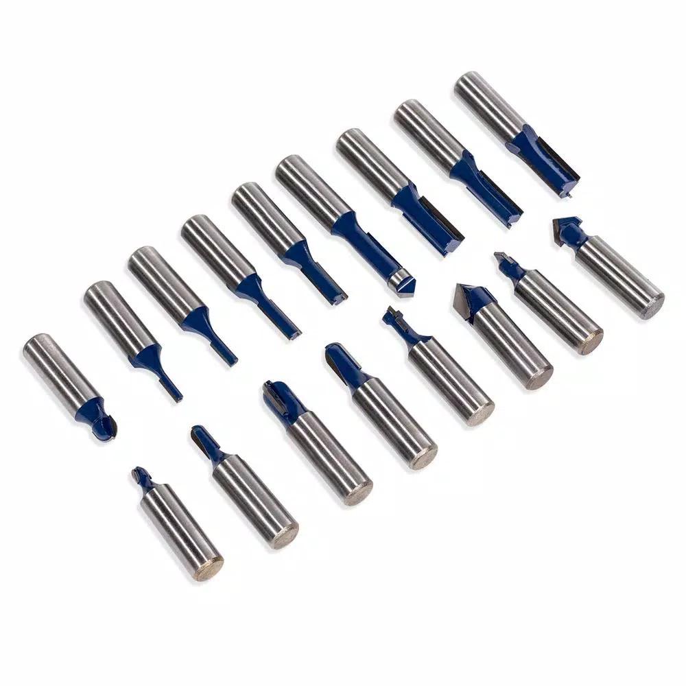Stark 80-Piece Tungsten Carbide Multi-Purpose Router Bit Set with Aluminum Carrying Case