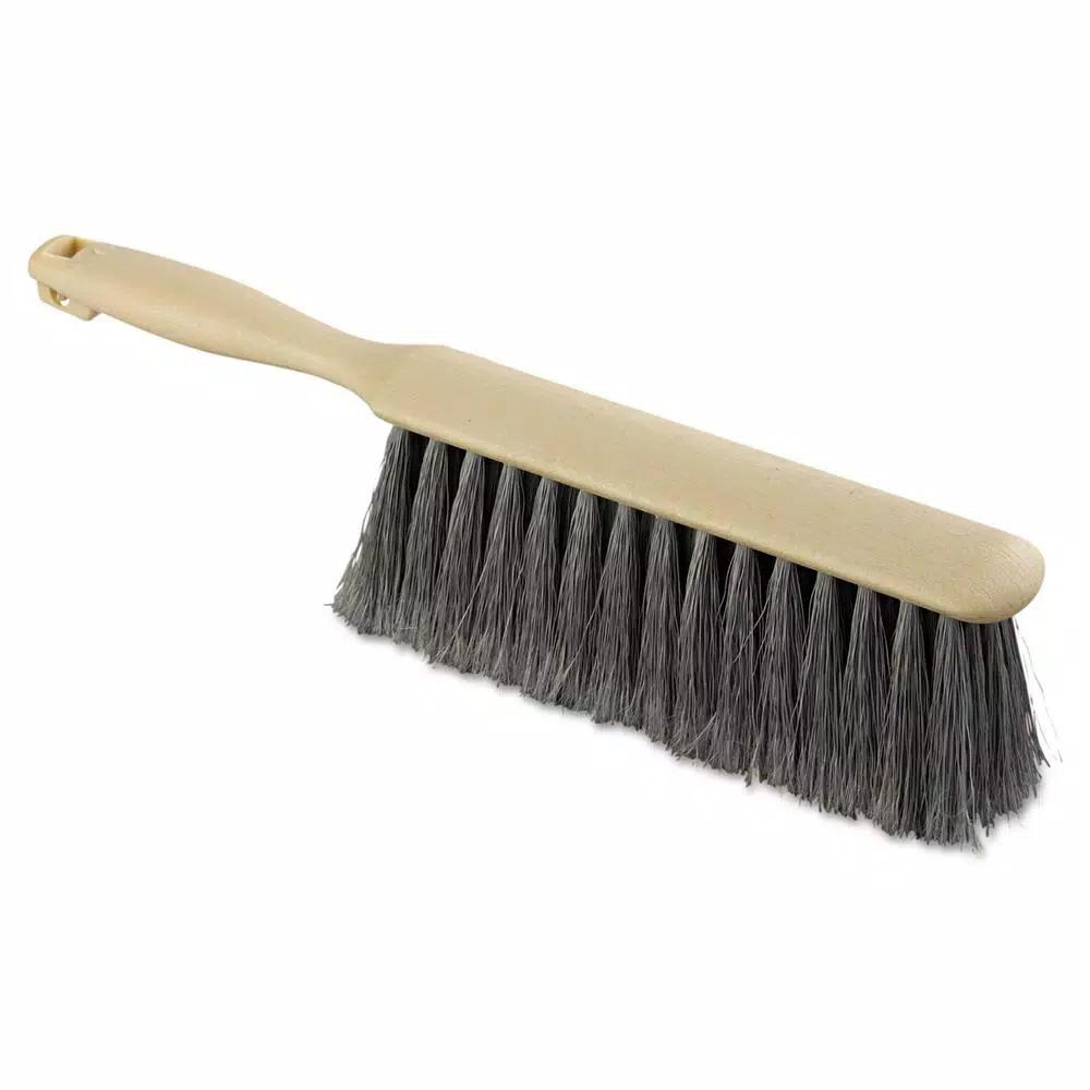 ProLine 8 in. Flagged Polypropylene Bristle Counter Brush with Ergonomic Handle