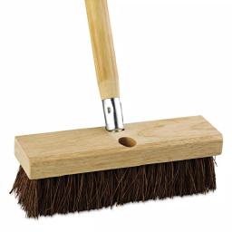 Boardwalk 10 in. Palmyra Bristle Upright Deck Brush Head with Hardwood Block thumbnail 3