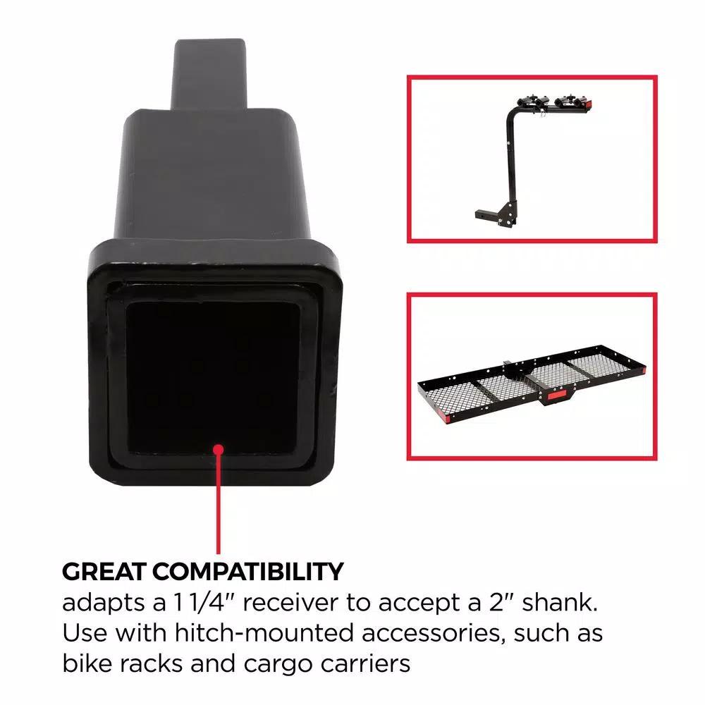 TowSmart Class II to Class III Receiver Adapter - 1-1/4 in Steel Hitch Adapter