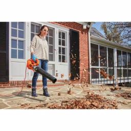 BLACK+DECKER 9 Amp Corded Electric Axial Handheld Leaf Blower, 450 CFM, 140 MPH thumbnail 12