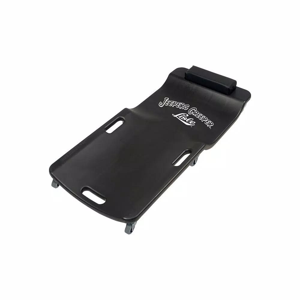 Lisle Low Profile Plastic Creeper with 6 Casters, Black