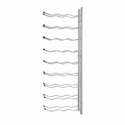 Epicureanist 27-Bottle Metal Wall-Mounted Wine Rack - Nickel Finish thumbnail 3