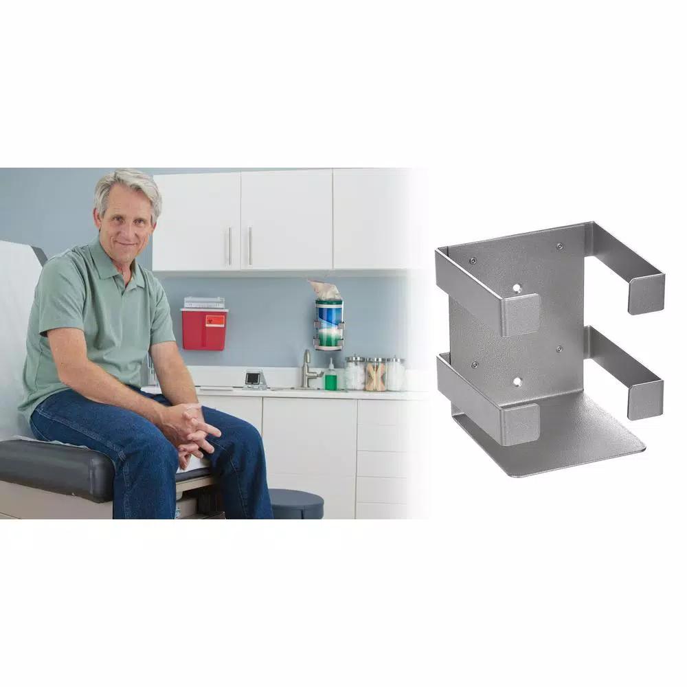 Alpine Industries Wall Mount Sanitizing Wipes Dispenser, Durable Metal Construction