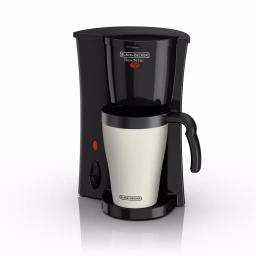BLACK+DECKER Brew'n Go Single Serve Coffee Maker with 15 oz. Thermal Travel Mug, Black thumbnail 1