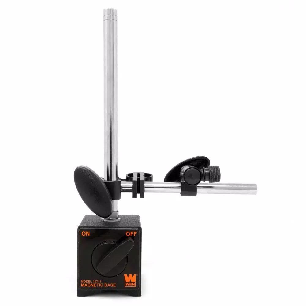 WEN Adjustable Magnetic Base for Dial Indicators, 175 lbs. Holding Force