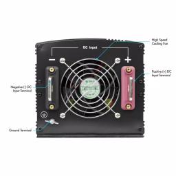 Wagan Tech Pro Line 3000W Power Inverter, 6000W Peak Surge, 12V DC to 115V AC thumbnail 2