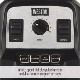 Weston Pro Series 64 oz. 11-Speed Blender with 4 Preprogrammed Settings thumbnail 3