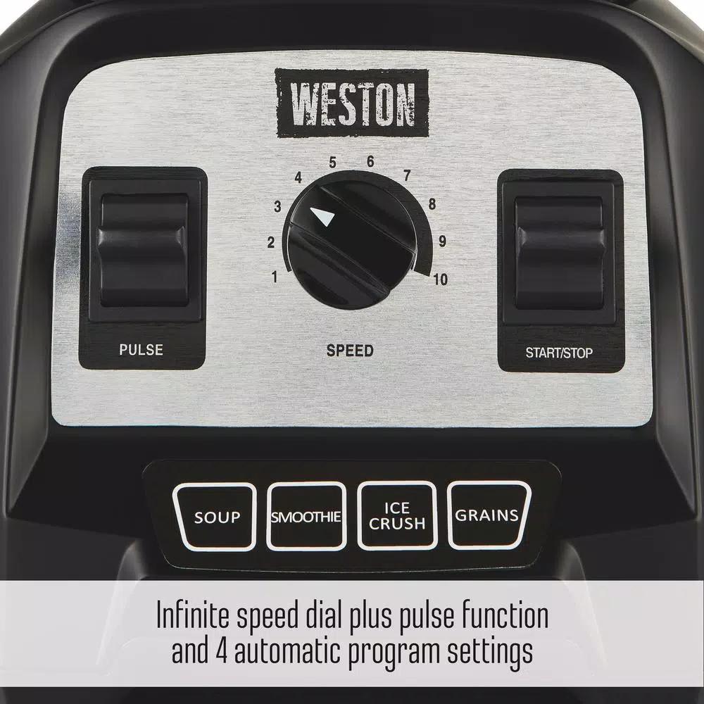 Weston Pro Series 64 oz. 11-Speed Blender with 4 Preprogrammed Settings