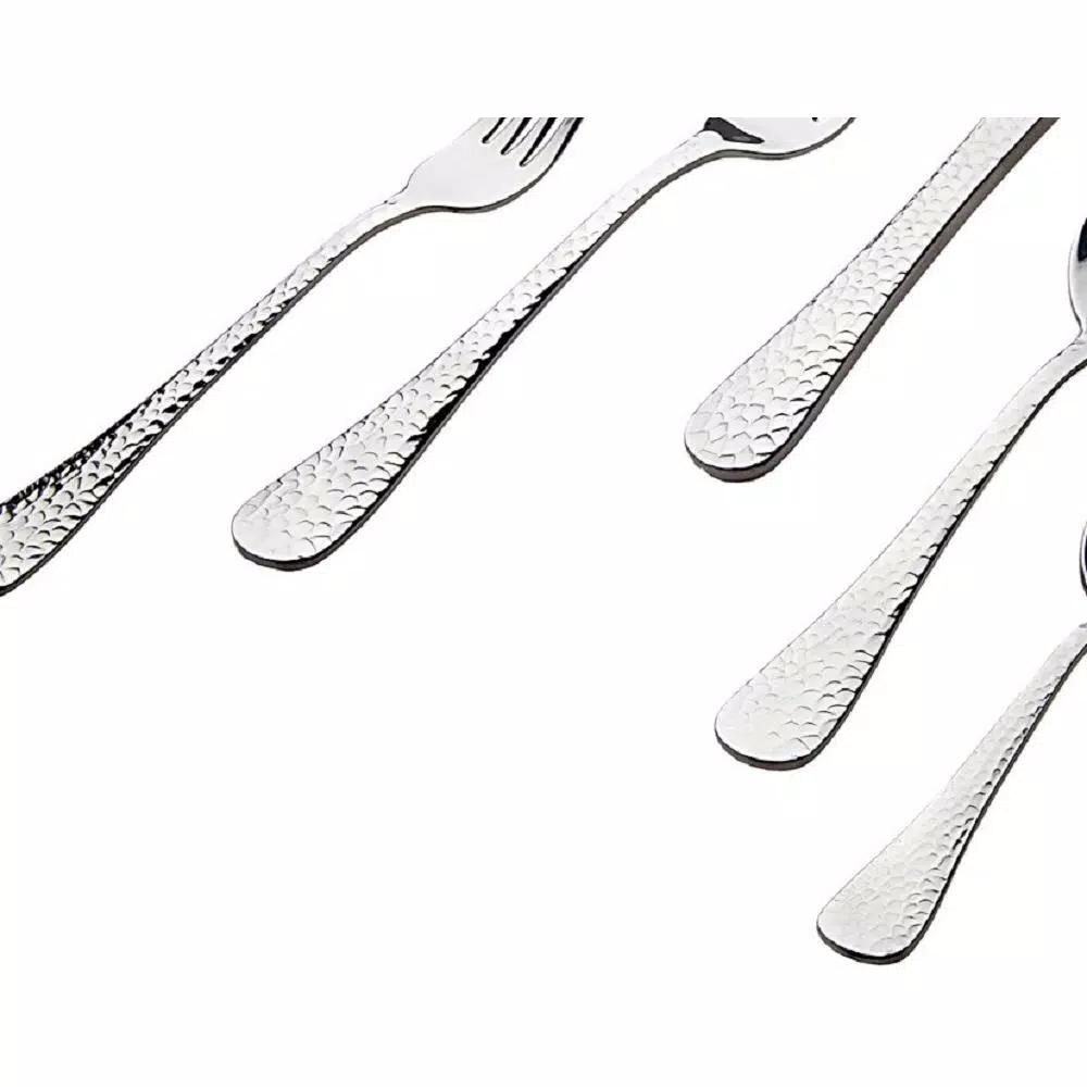 Godinger Silver Salem 77-Piece 18/0 Stainless Steel Flatware Set, Service for 12