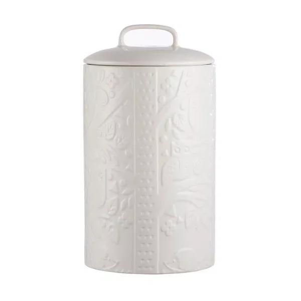 Mason Cash In the Forest Ceramic Stoneware XL Kitchen Canister Jar, 128 fl oz