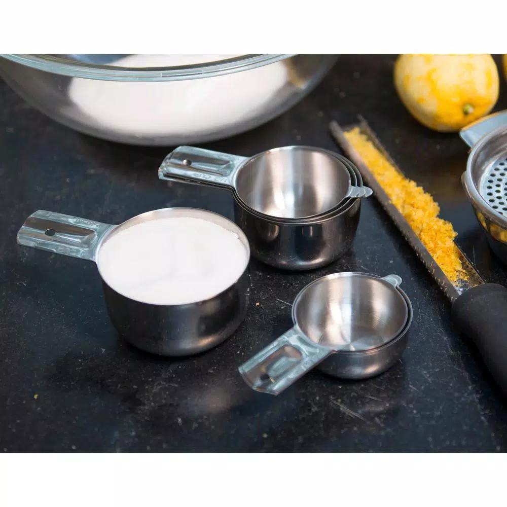 RSVP International Endurance 6-Piece Stainless Steel Measuring Cup Set