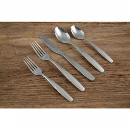 Cambridge Silversmiths Southview Sand 20-Piece 18/0 Stainless Steel Flatware Set, Service for 4 thumbnail 3