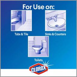 Clorox Bleach Foamer Bathroom Spray Cleaner, Original, 30 oz. (2-Pack) thumbnail 4