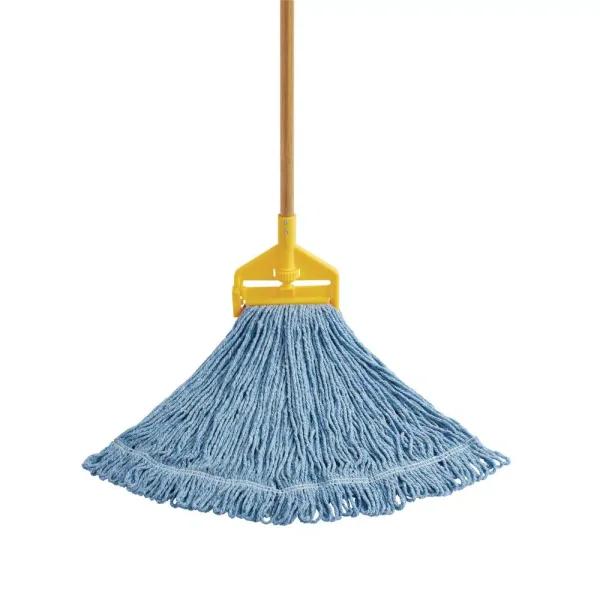 Rubbermaid Commercial Products Rubbermaid Commercial #24 Blend String Mop with 48 in. Wood Handle